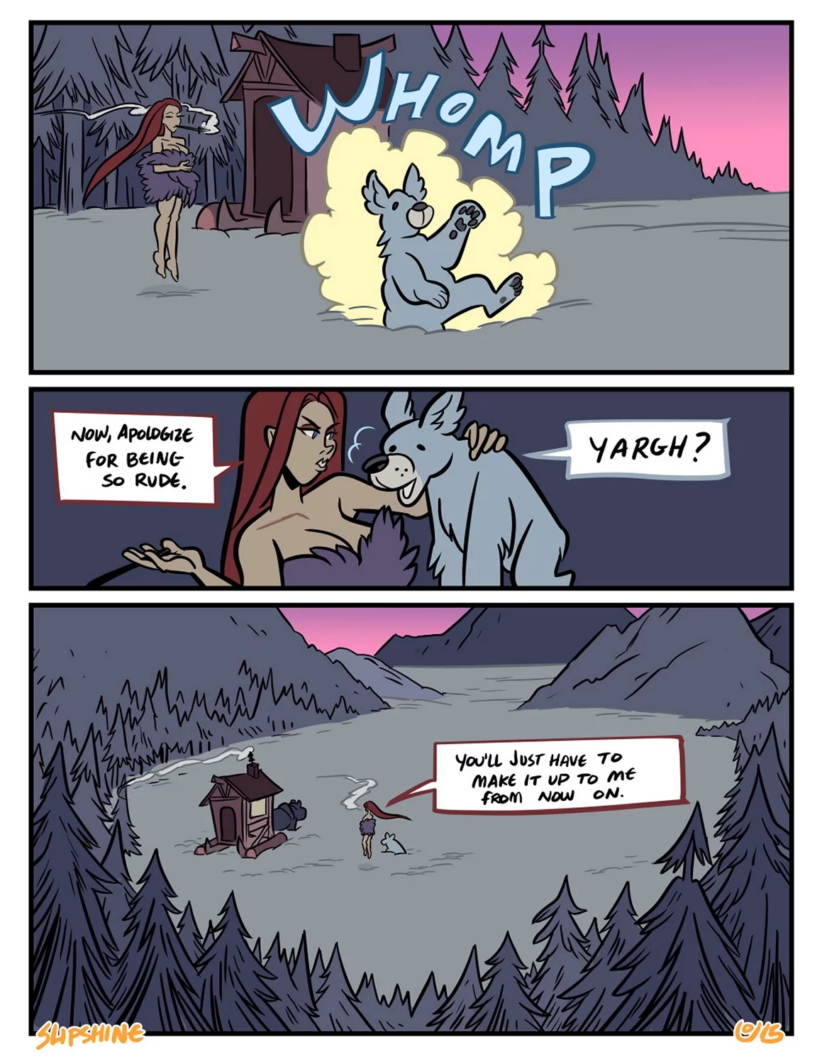 The Bare And The Maiden Fair porn comic picture 8