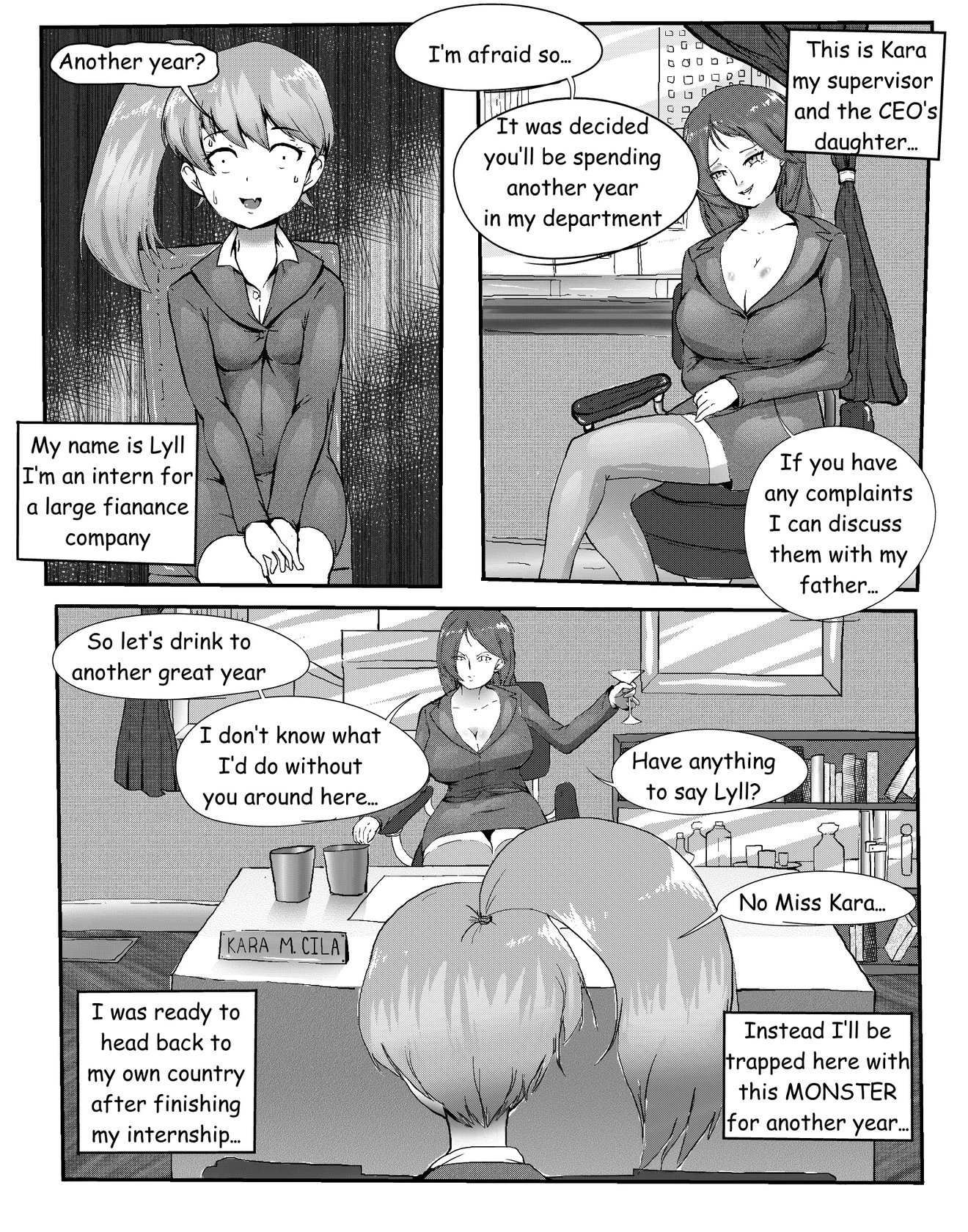 The Bigger the Boss porn comic picture 1