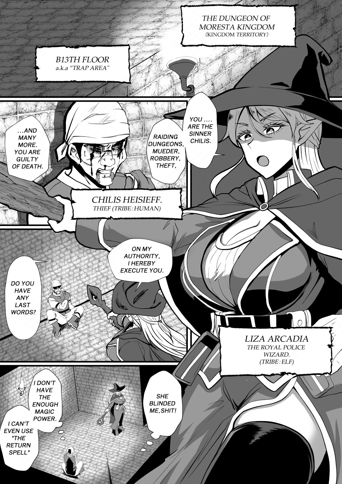THE BODYSWAPPING TRAP ~LIZA THE WIZARD ELF IS BACK~ |Irekawari no Wana ~Elf Majutsushi Liza no Kikan~ porn comic picture 2