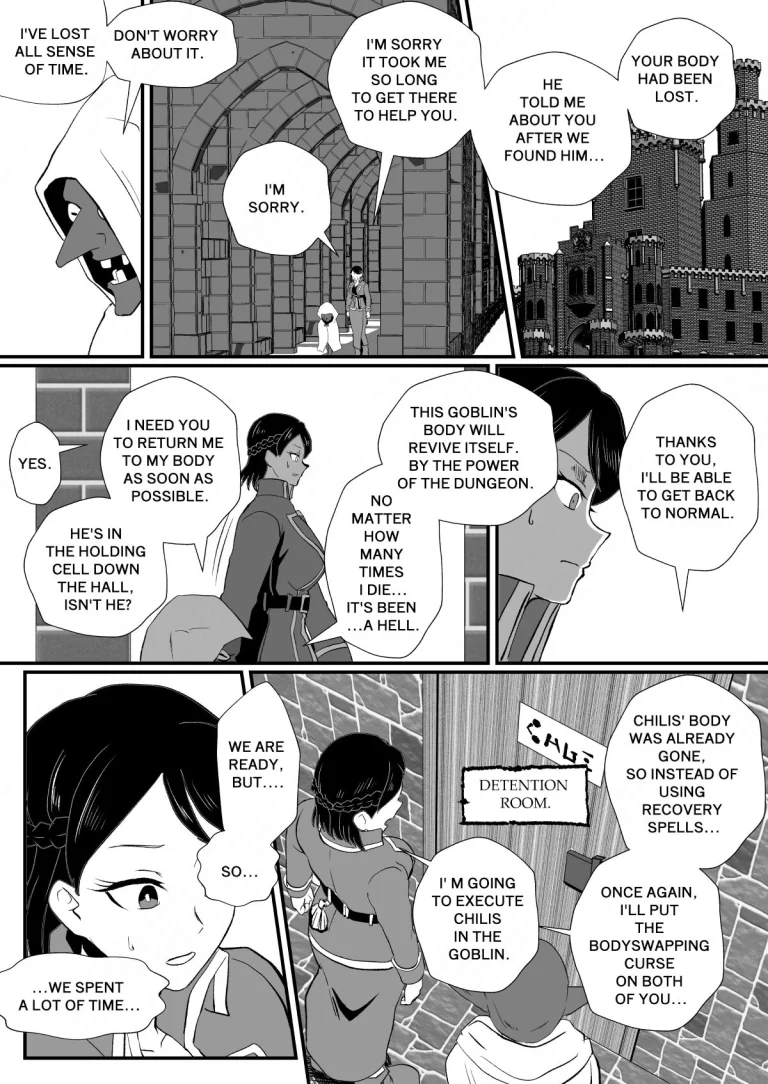 THE BODYSWAPPING TRAP ~LIZA THE WIZARD ELF IS BACK~ |Irekawari no Wana ~Elf Majutsushi Liza no Kikan~ porn comic picture 34