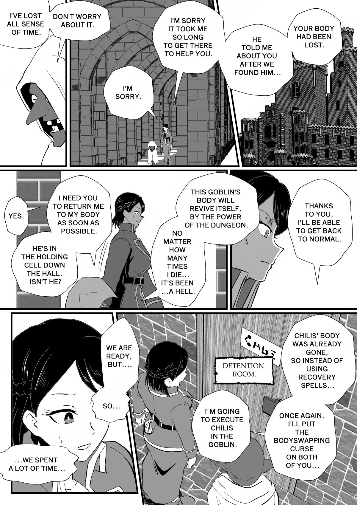 THE BODYSWAPPING TRAP ~LIZA THE WIZARD ELF IS BACK~ |Irekawari no Wana ~Elf Majutsushi Liza no Kikan~ porn comic picture 34