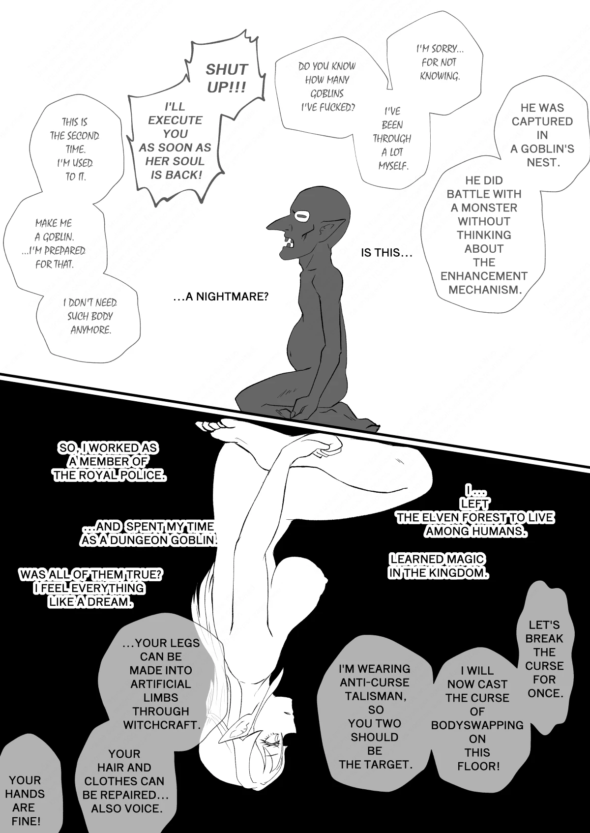 THE BODYSWAPPING TRAP ~LIZA THE WIZARD ELF IS BACK~ |Irekawari no Wana ~Elf Majutsushi Liza no Kikan~ porn comic picture 37