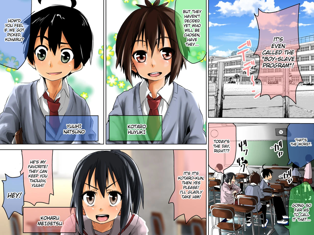 The Boy-Slave Program | Danshi Dorei Program porn comic picture 3