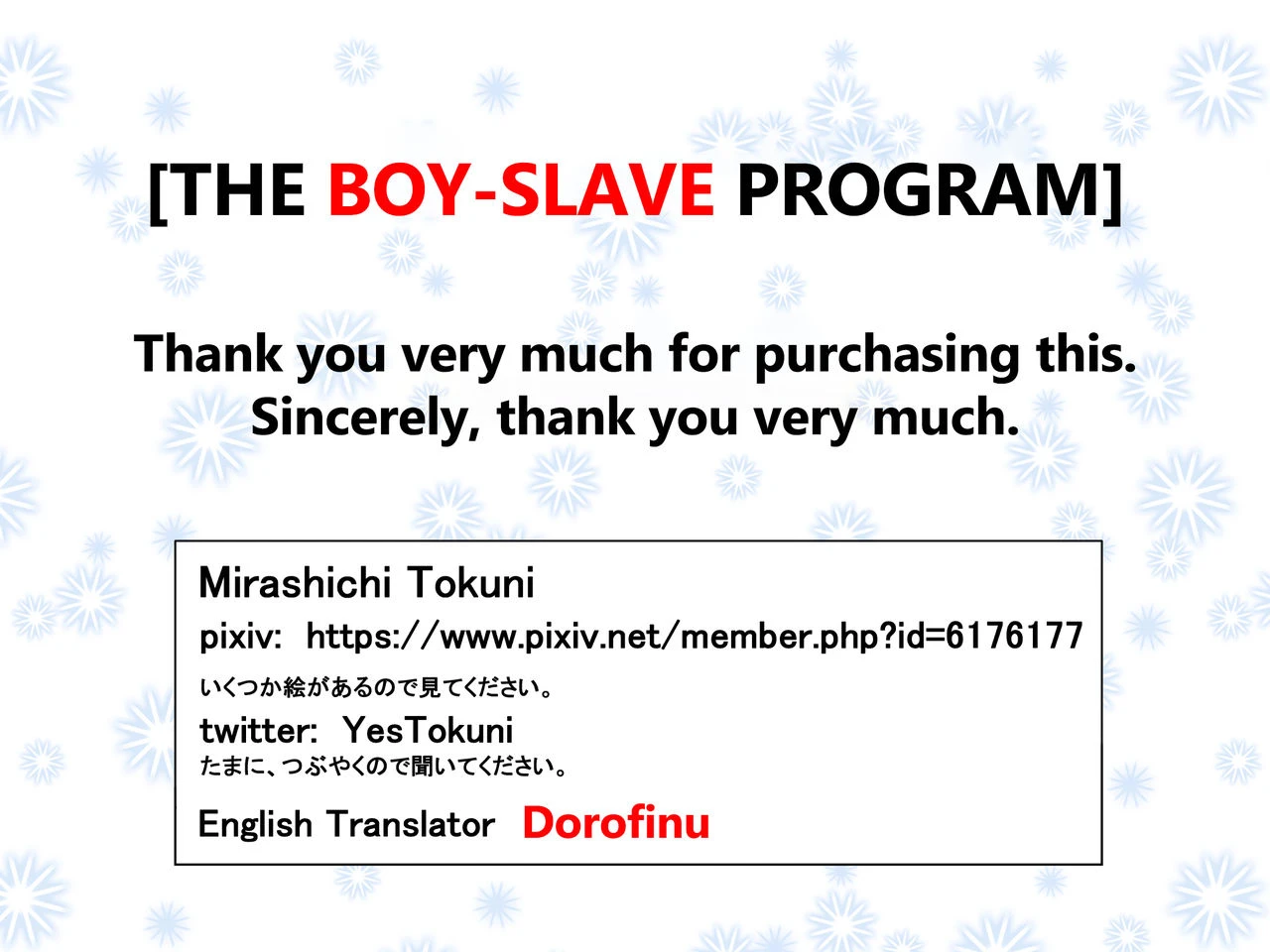 The Boy-Slave Program | Danshi Dorei Program porn comic picture 89