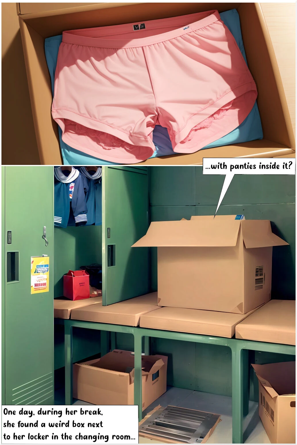 The Breast Expansion Panties porn comic picture 4