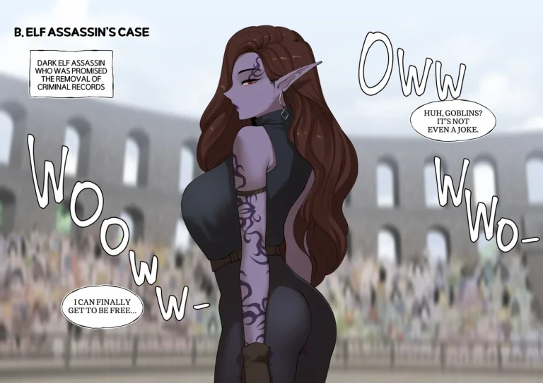 The Case of an Elf Defeated by Goblins porn comic picture 11
