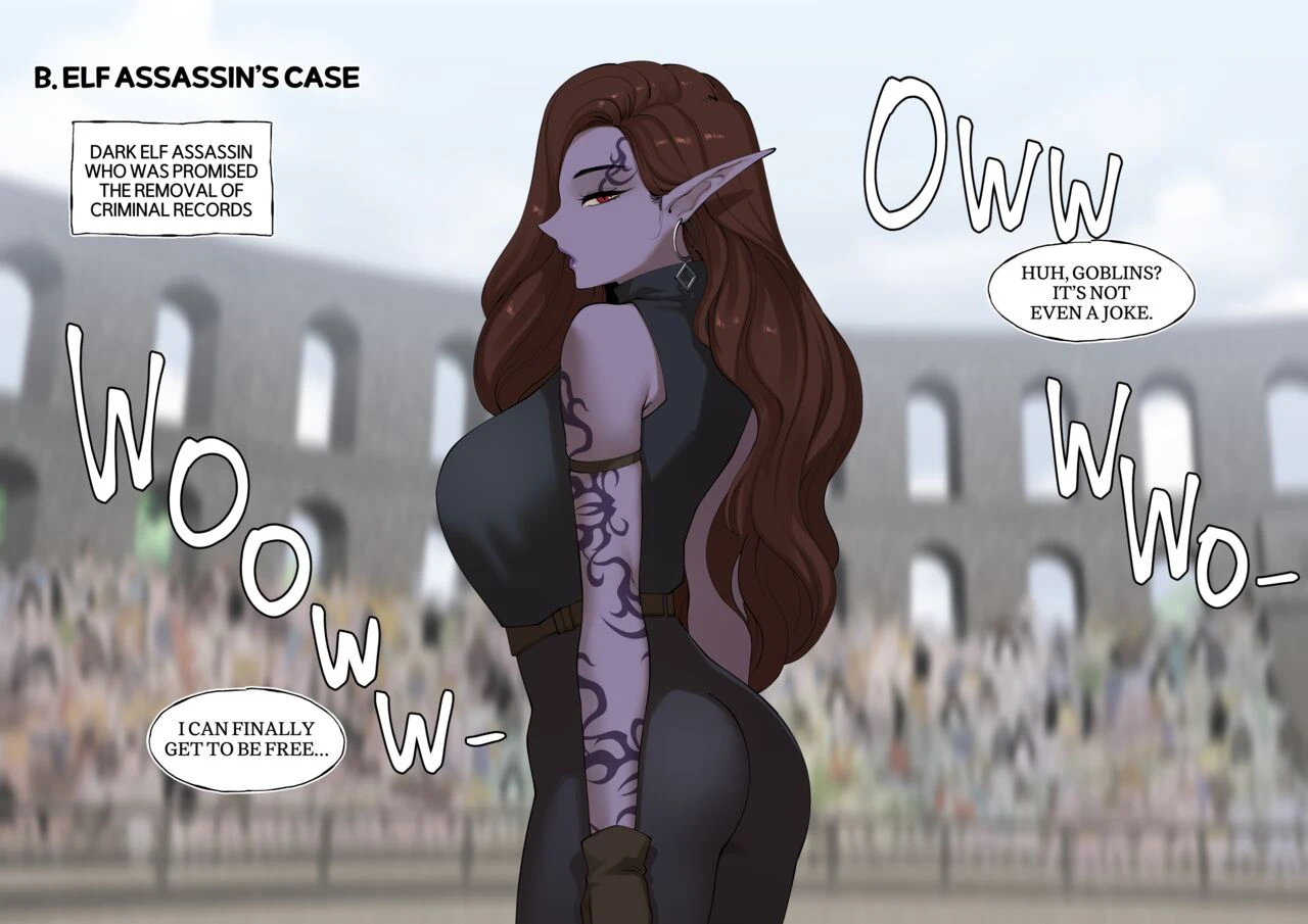 The Case of an Elf Defeated by Goblins porn comic picture 11