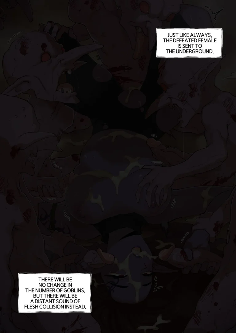 The Case of an Elf Defeated by Goblins porn comic picture 18