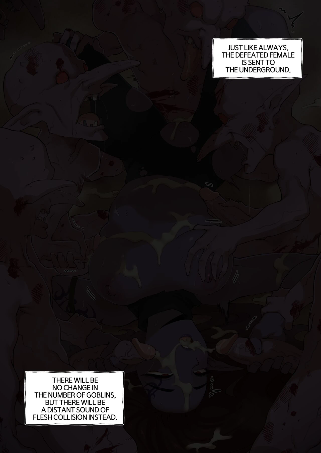 The Case of an Elf Defeated by Goblins porn comic picture 18