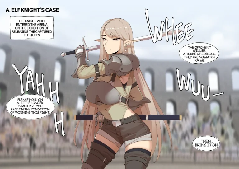 The Case of an Elf Defeated by Goblins porn comic picture 3