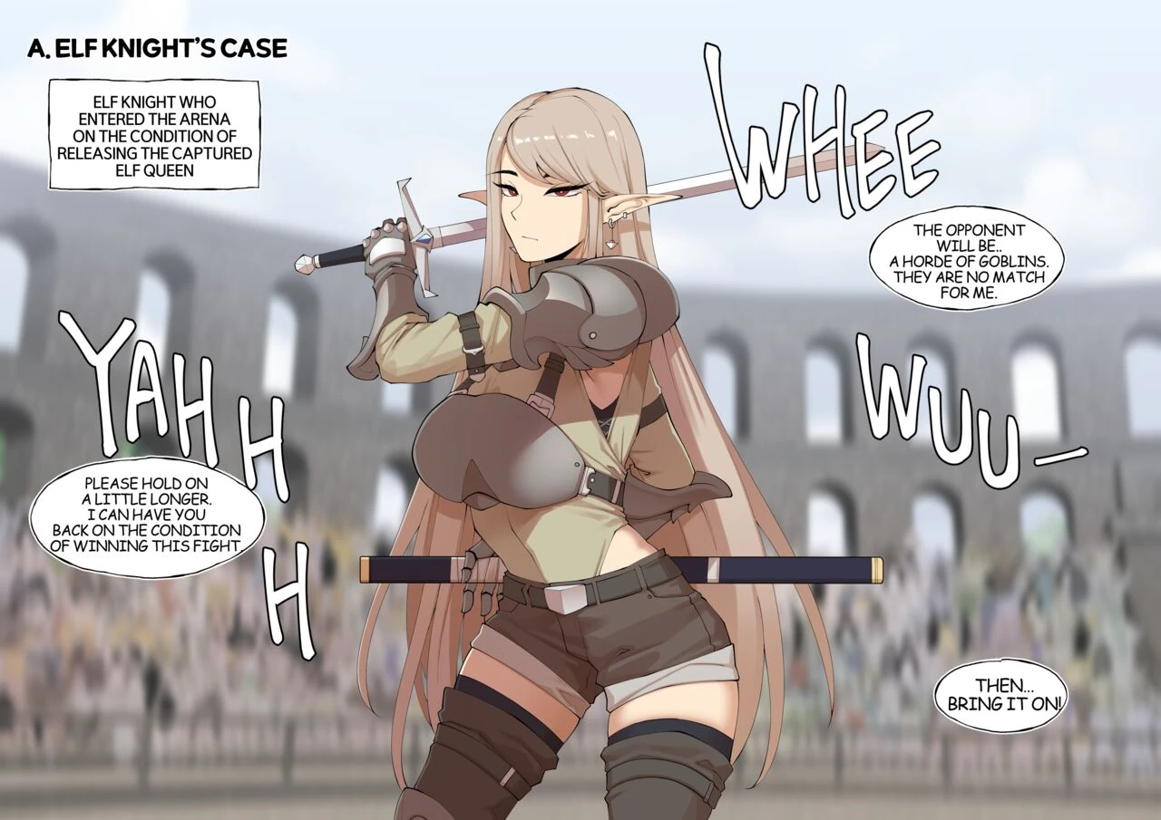 The Case of an Elf Defeated by Goblins porn comic picture 3