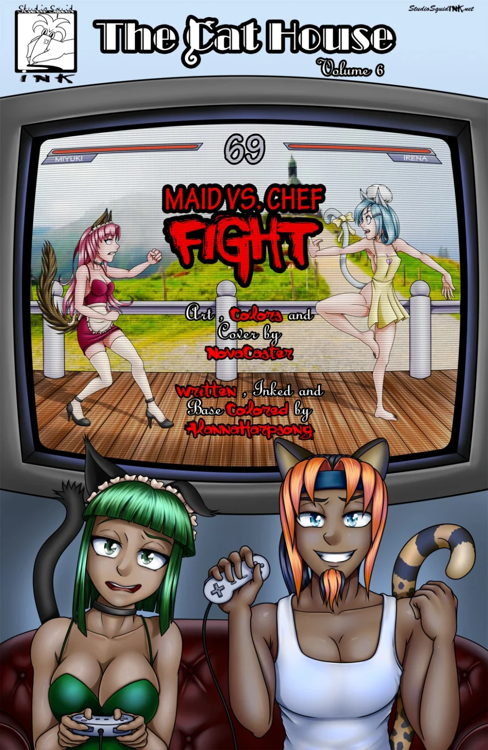 The Cat House 6: Maid vs Chef Fight porn comic picture 1