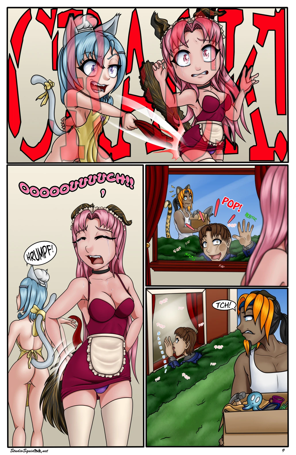 The Cat House 6: Maid vs Chef Fight porn comic picture 11