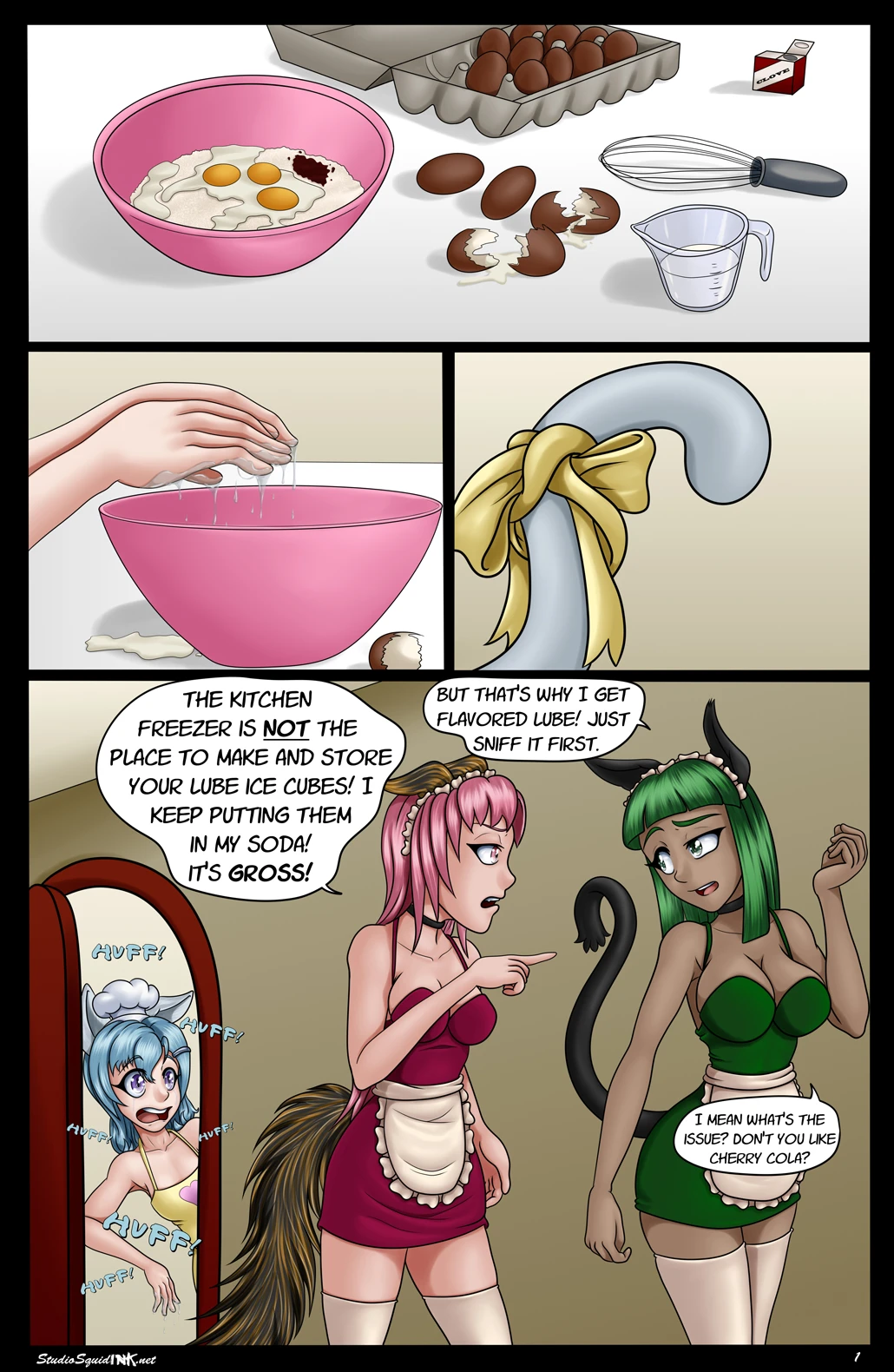 The Cat House 6: Maid vs Chef Fight porn comic picture 3
