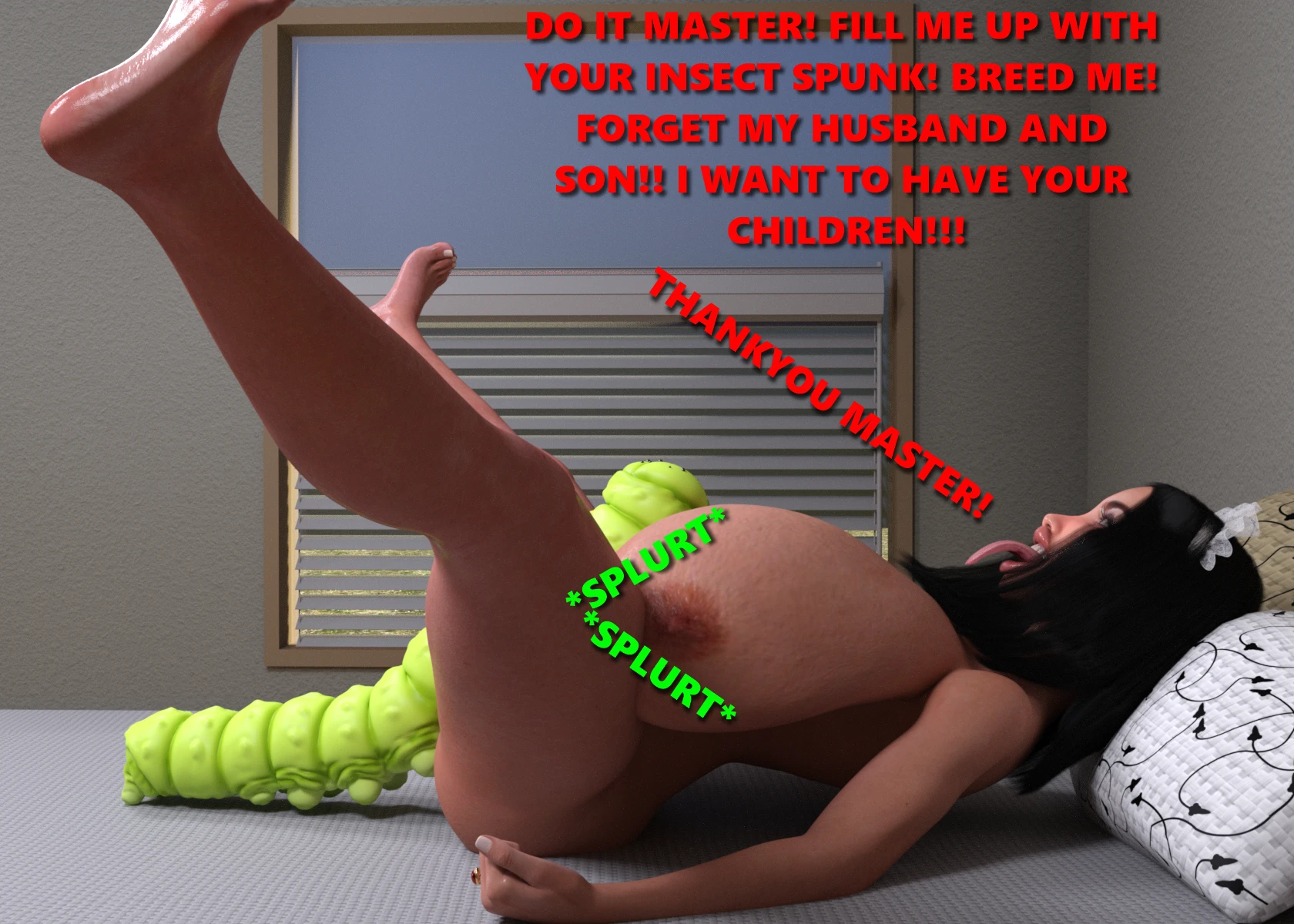 The caterpillar and the maid porn comic picture 12