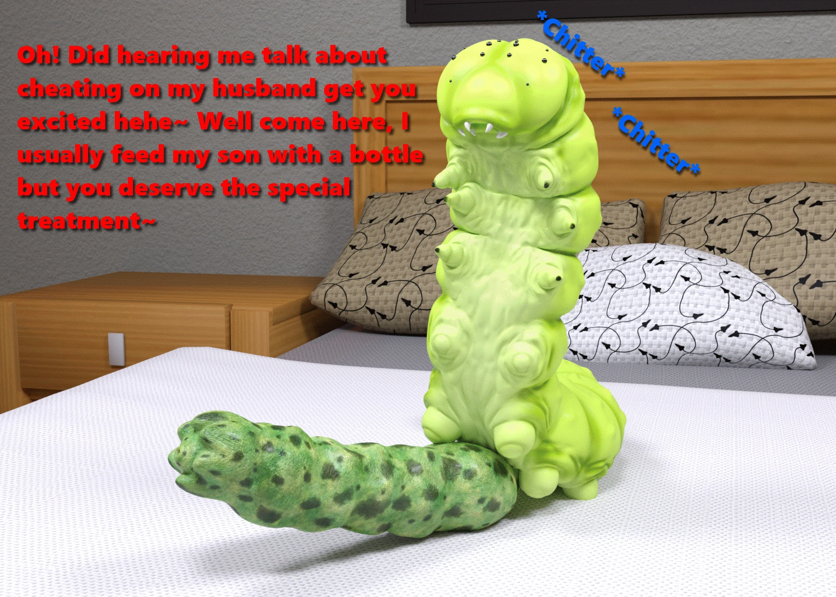 The caterpillar and the maid porn comic picture 8
