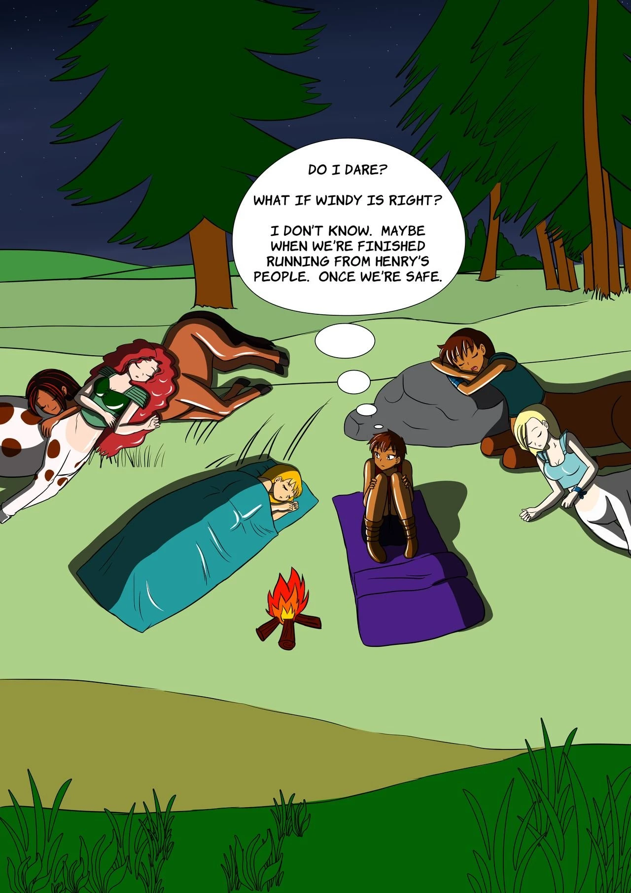 The Centaur's Protective Womb porn comic picture 19