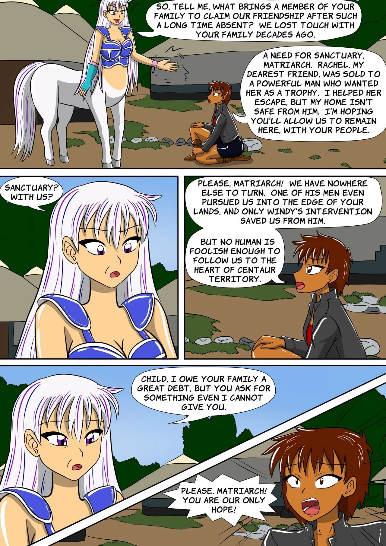 The Centaur's Protective Womb porn comic picture 21