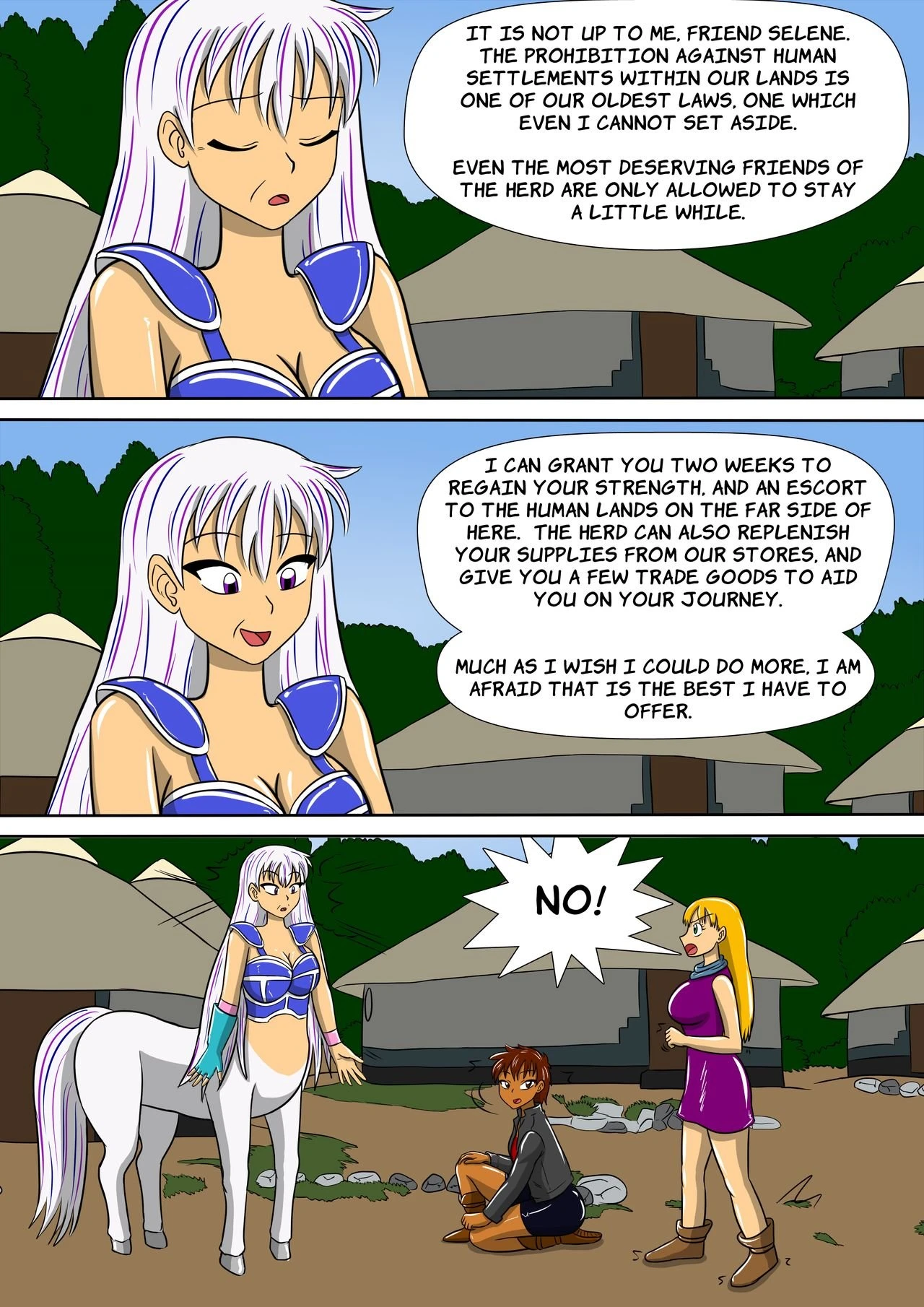 The Centaur's Protective Womb porn comic picture 22