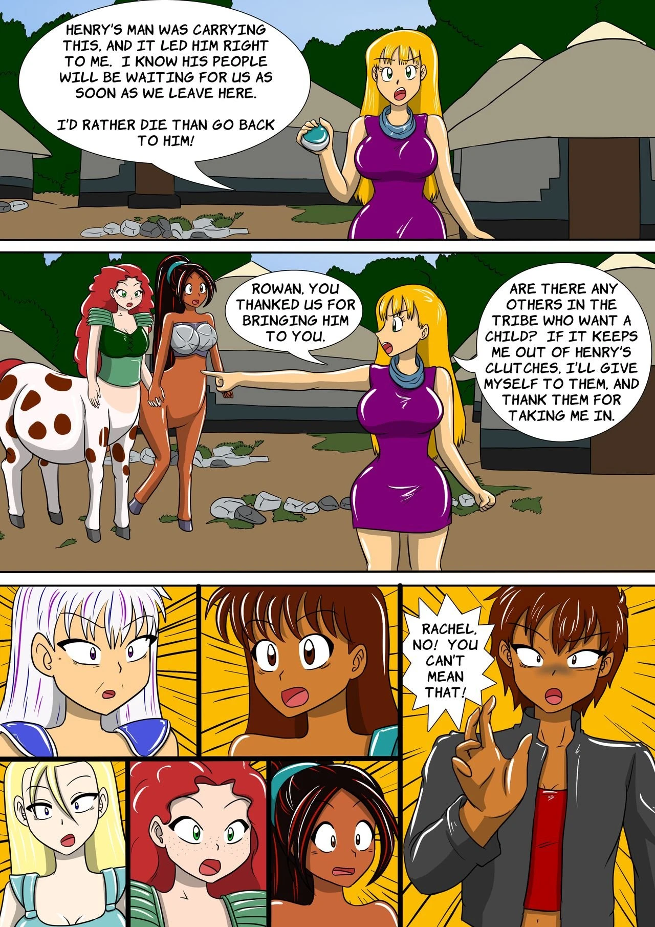The Centaur's Protective Womb porn comic picture 23
