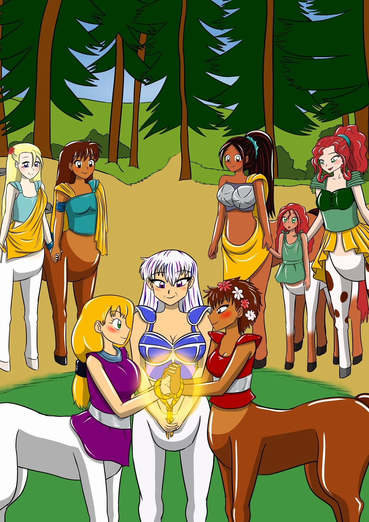 The Centaur's Protective Womb porn comic picture 42