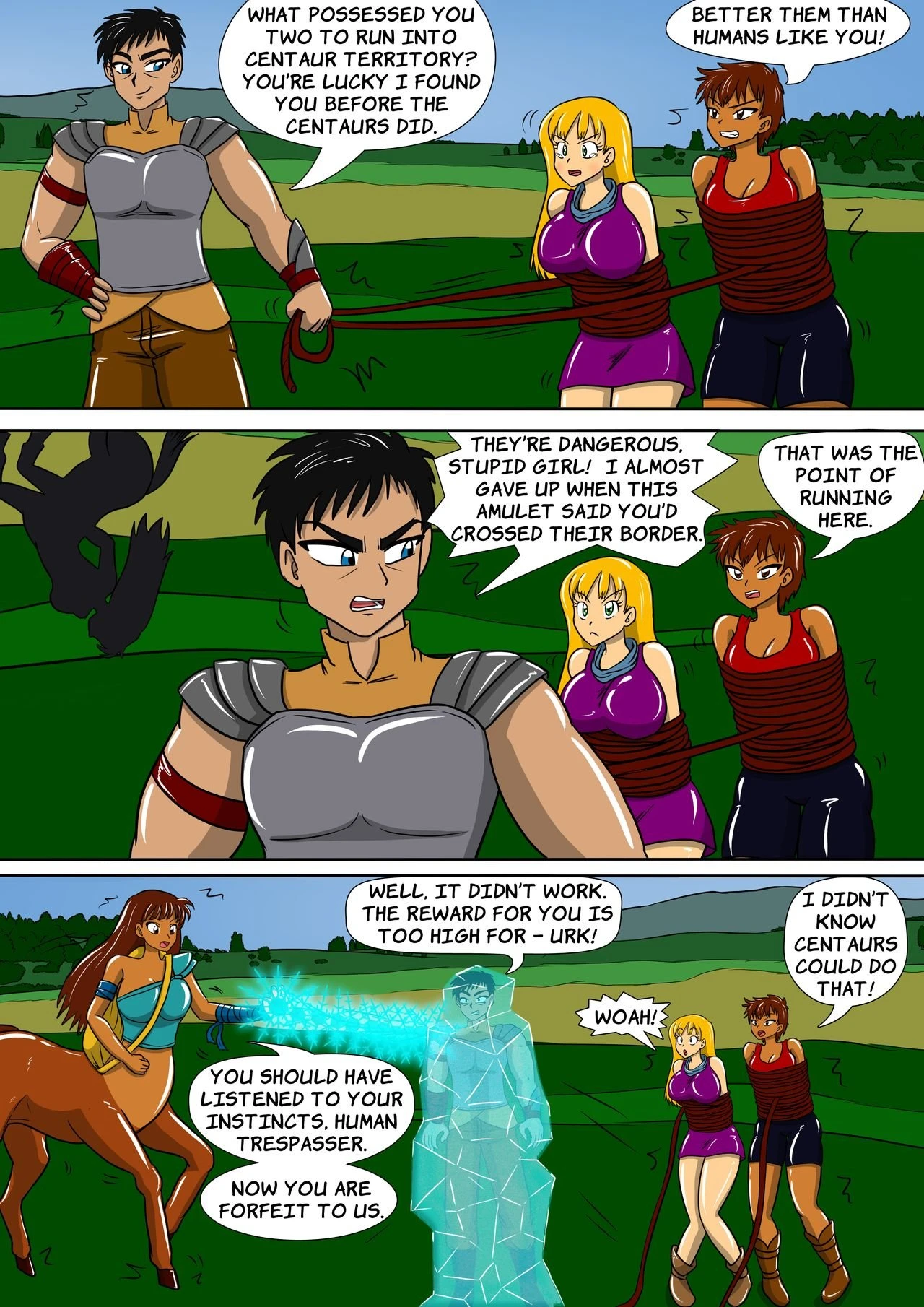 The Centaur's Protective Womb porn comic picture 6