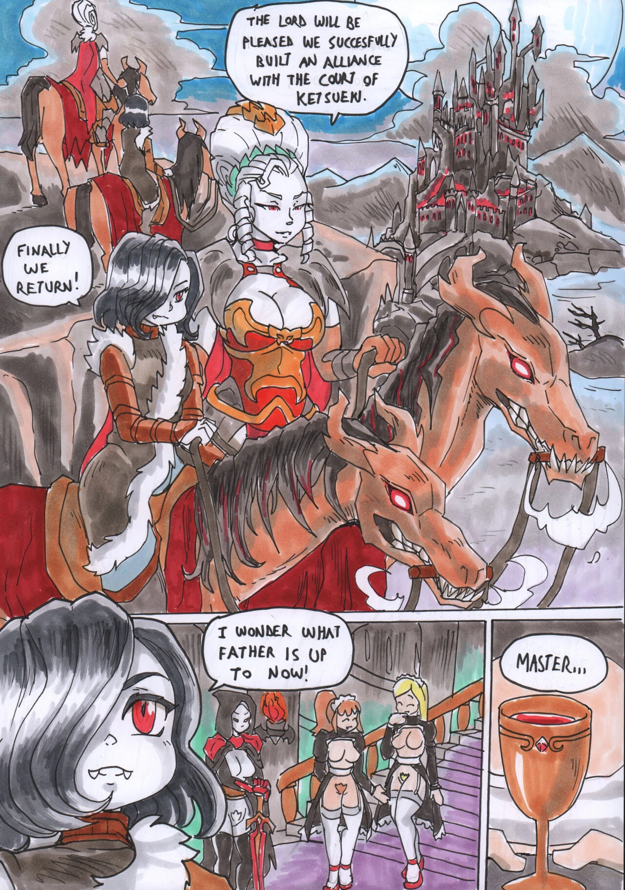 The Court of Darkness porn comic picture 1