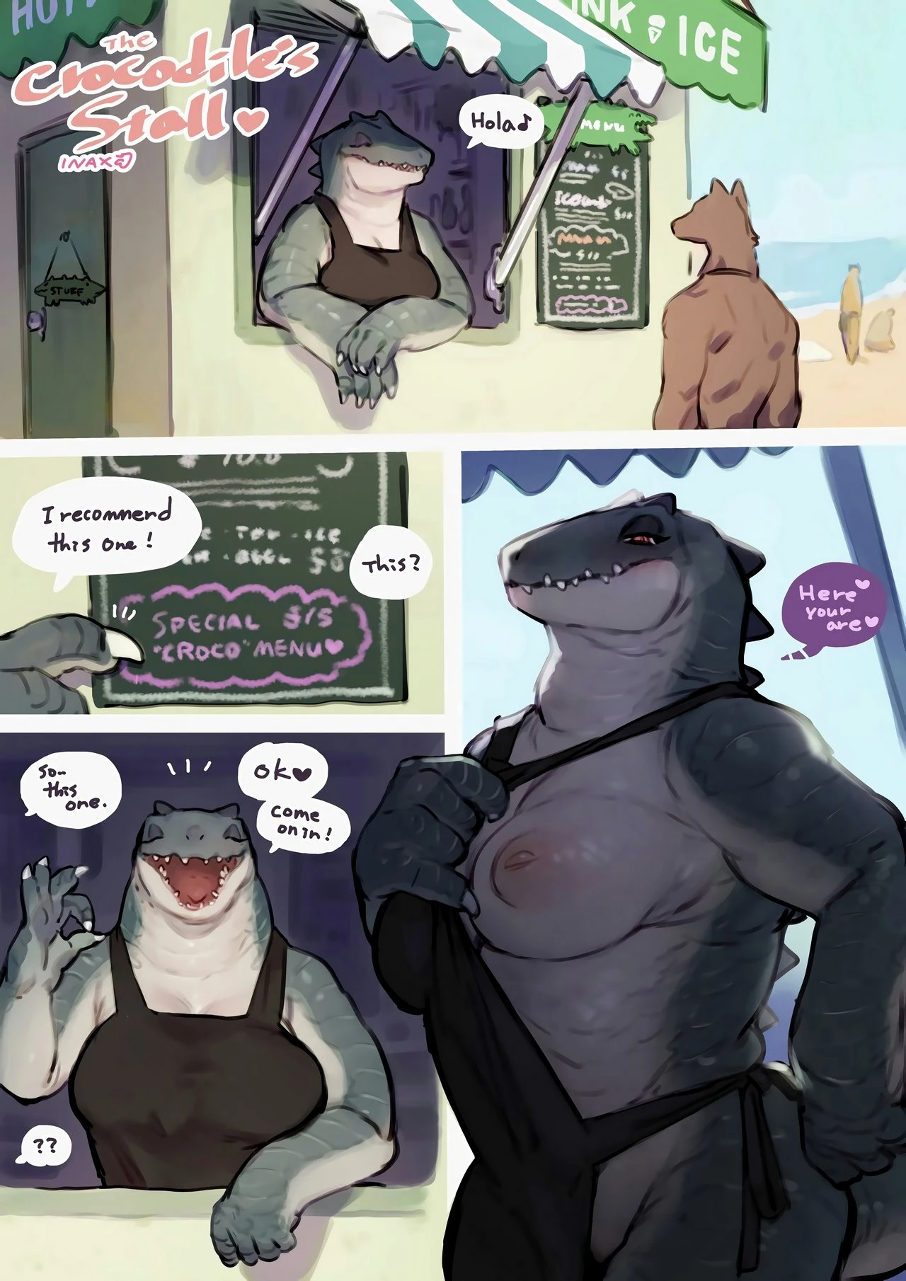 The Crocodile Stall ♥ porn comic picture 1