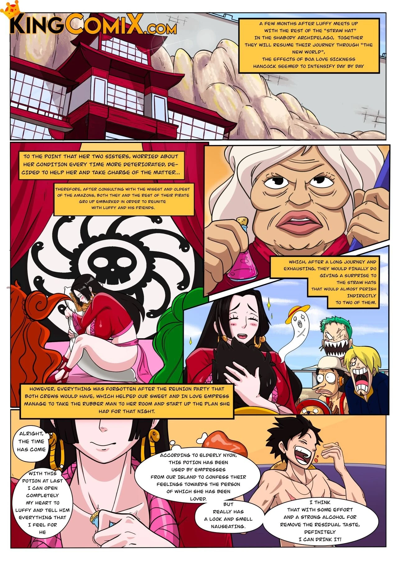 The Deep Desire Of An Amazon porn comic picture 2