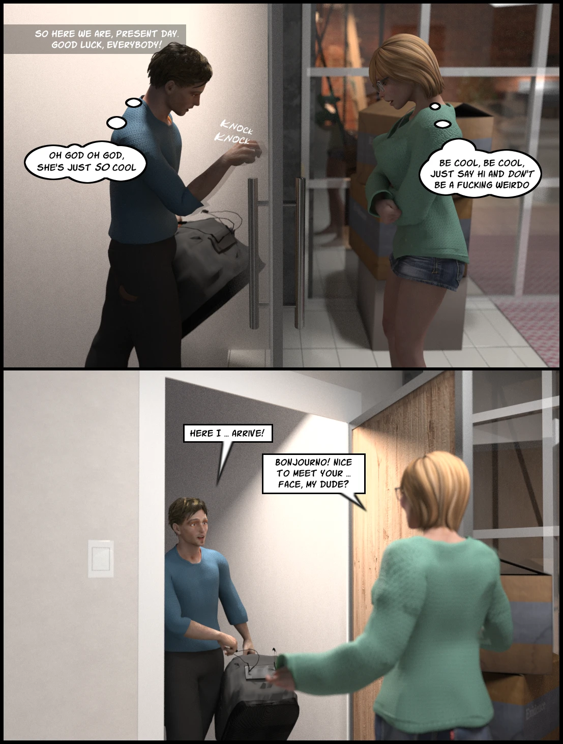 The Deliciously Awkward Family Bubble - Day One porn comic picture 10