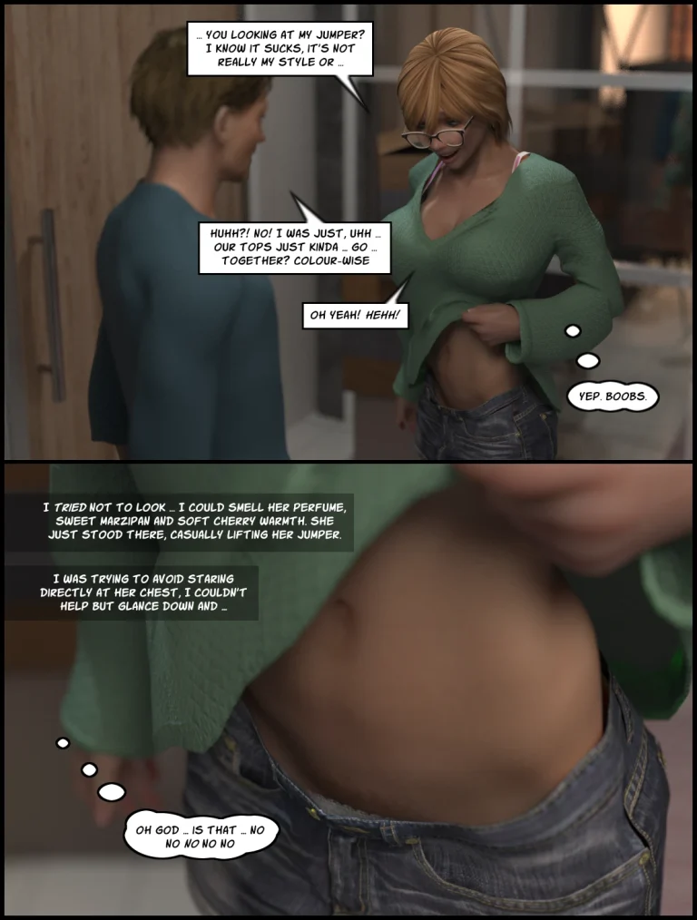The Deliciously Awkward Family Bubble - Day One porn comic picture 13