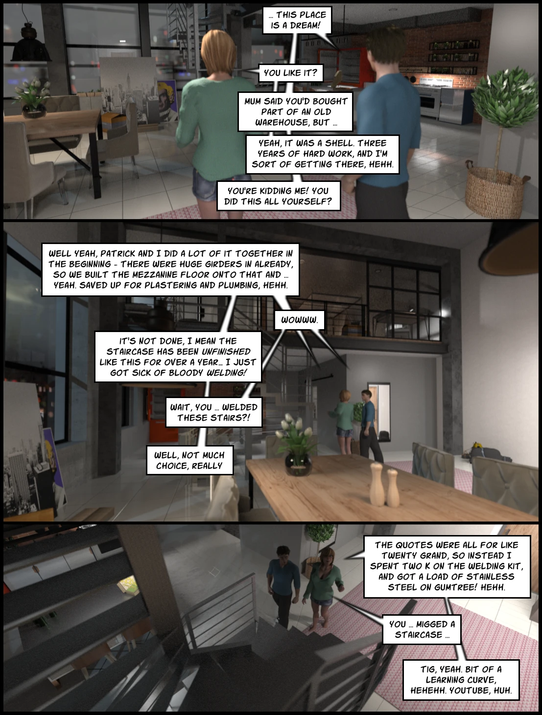 The Deliciously Awkward Family Bubble - Day One porn comic picture 15