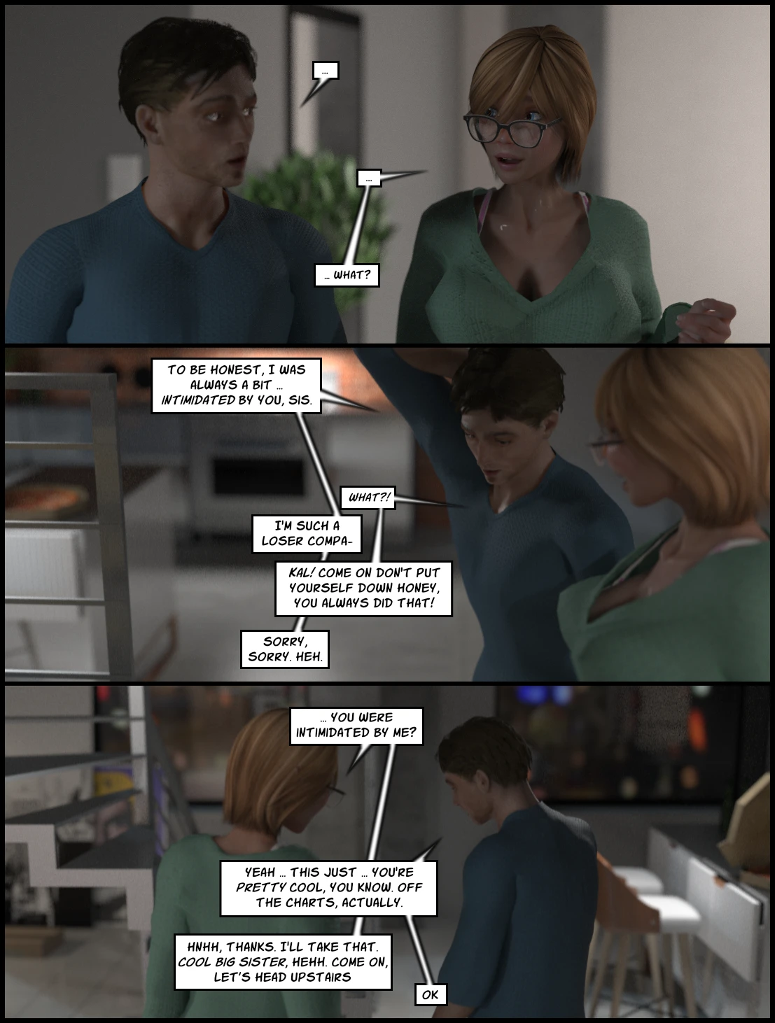 The Deliciously Awkward Family Bubble - Day One porn comic picture 16