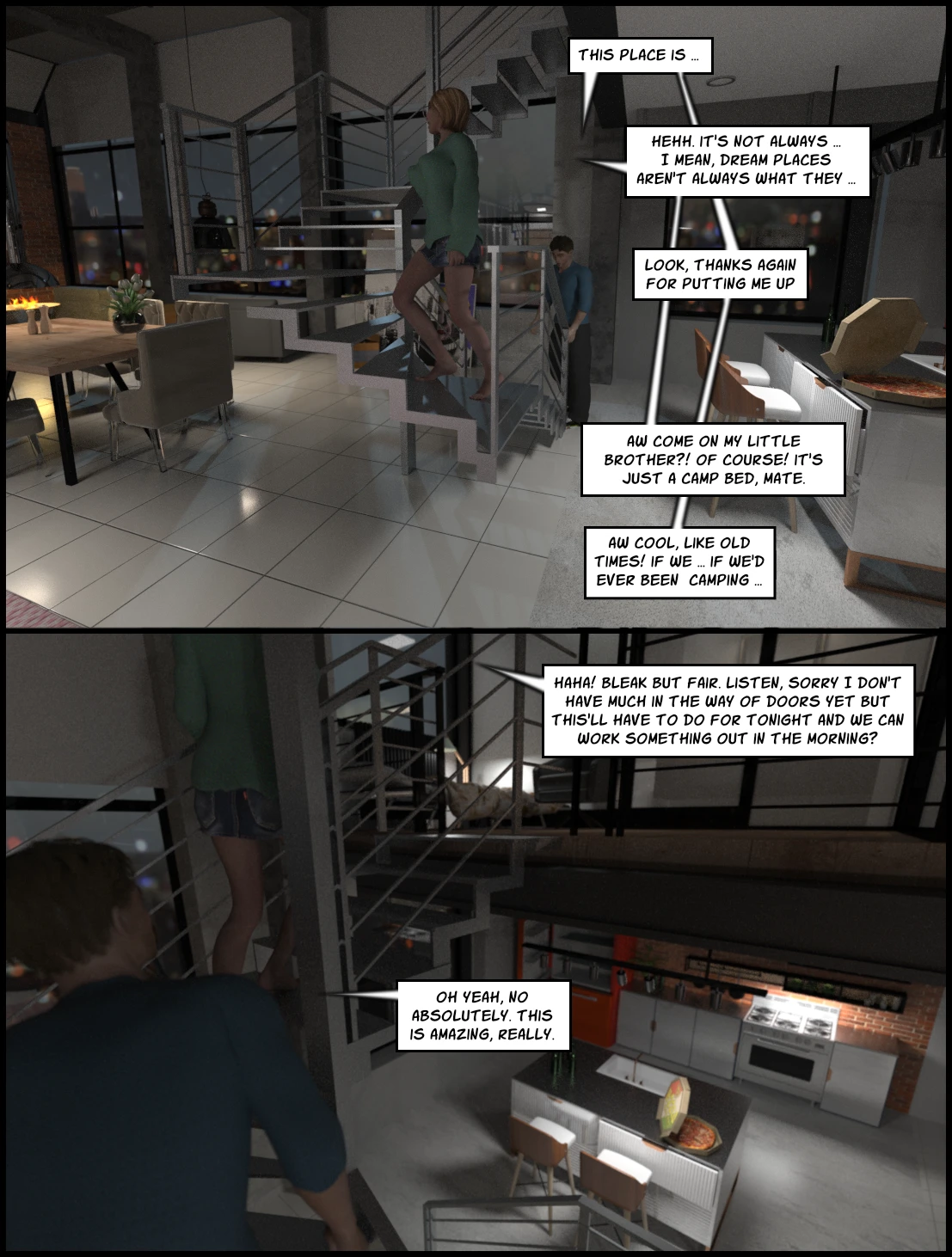 The Deliciously Awkward Family Bubble - Day One porn comic picture 17