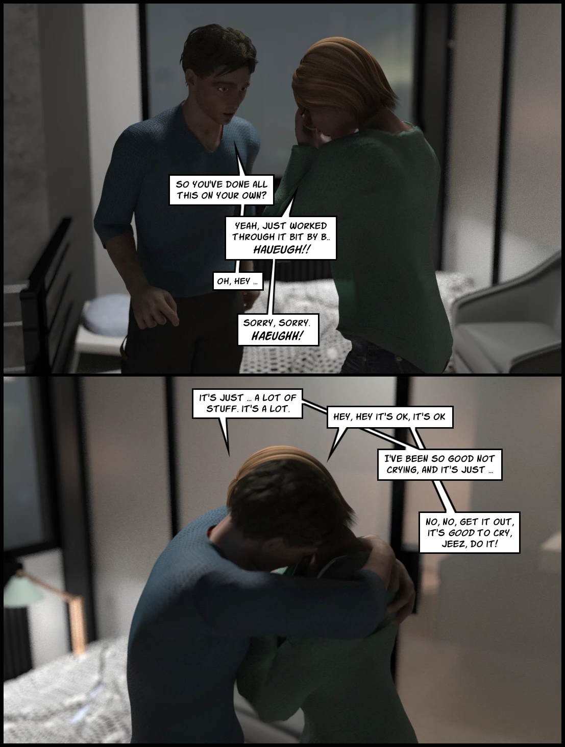 The Deliciously Awkward Family Bubble - Day One porn comic picture 19