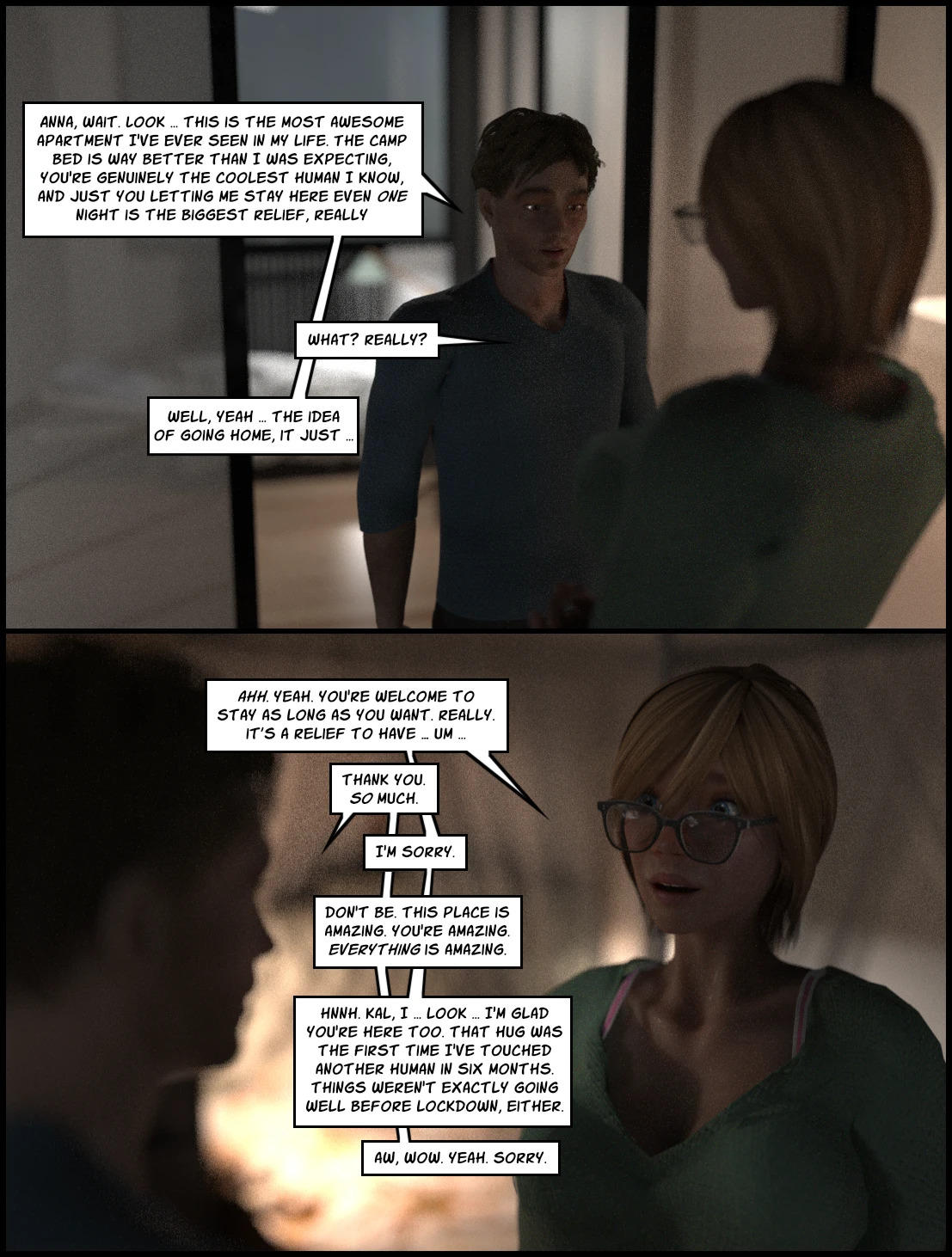 The Deliciously Awkward Family Bubble - Day One porn comic picture 24