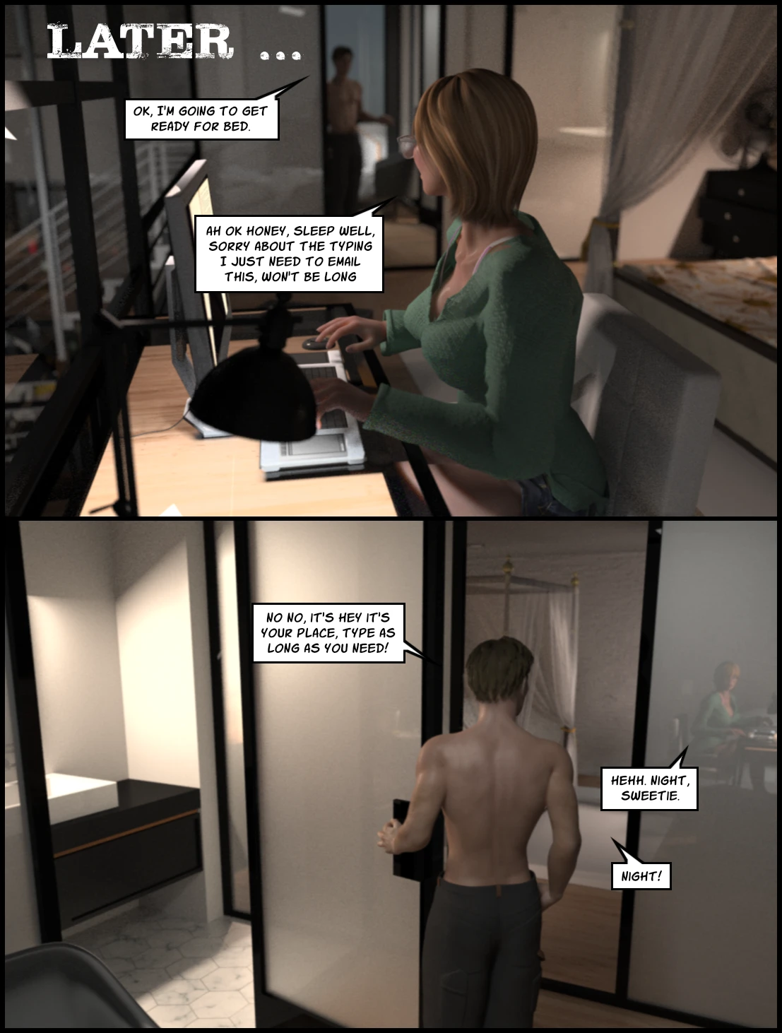 The Deliciously Awkward Family Bubble - Day One porn comic picture 26