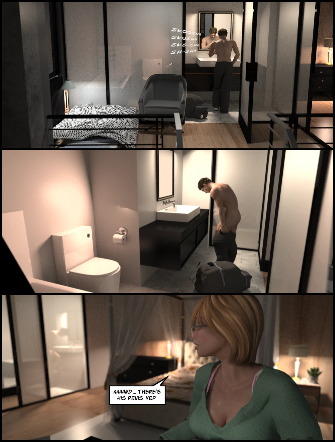 The Deliciously Awkward Family Bubble - Day One porn comic picture 27