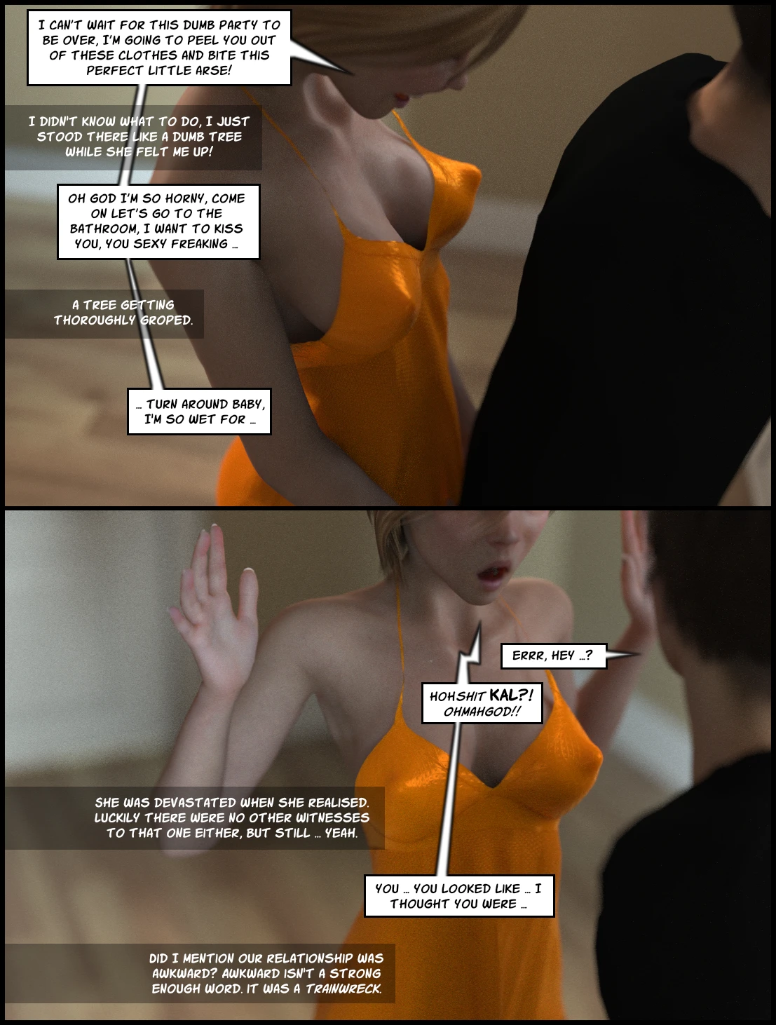 The Deliciously Awkward Family Bubble - Day One porn comic picture 9