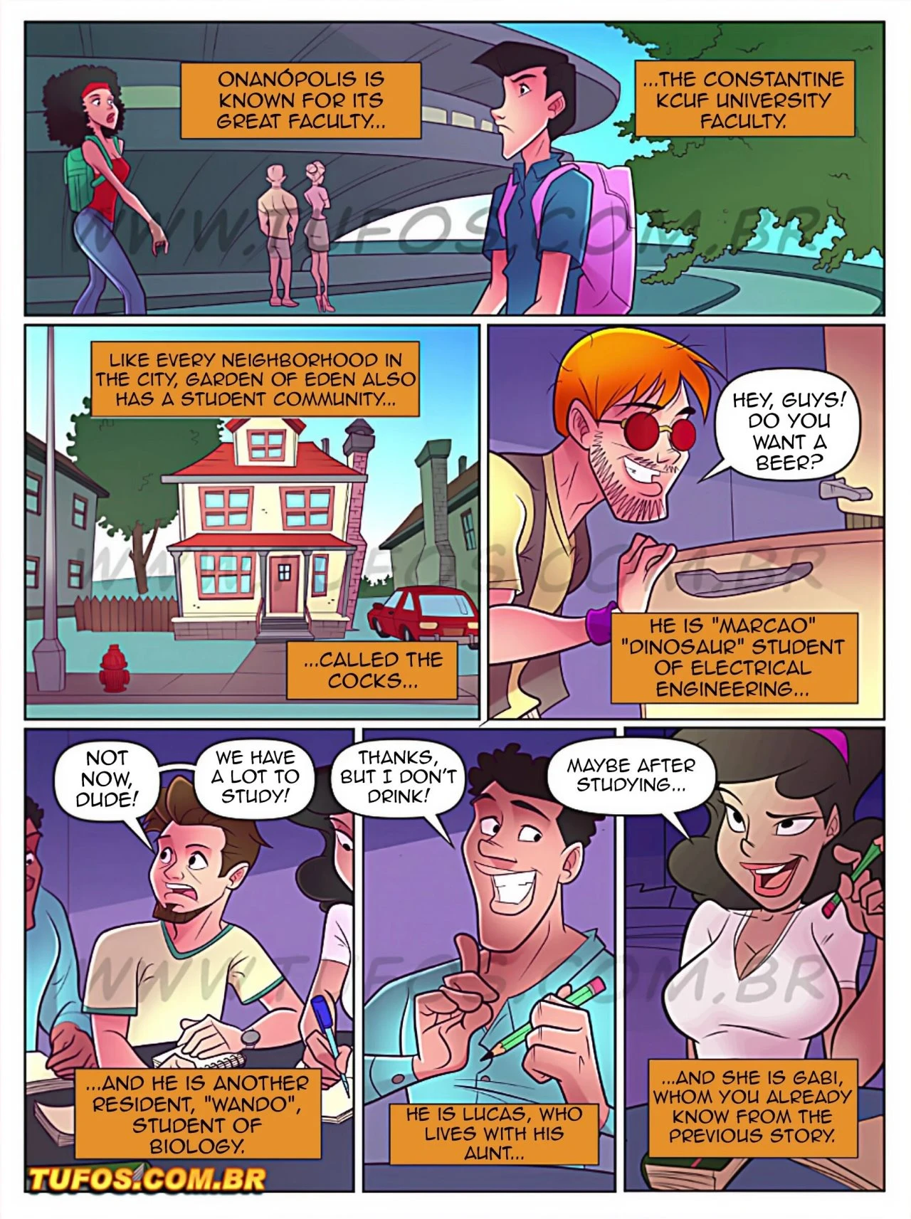 The Dick Neighborhood 2 –The student community porn comic picture 2