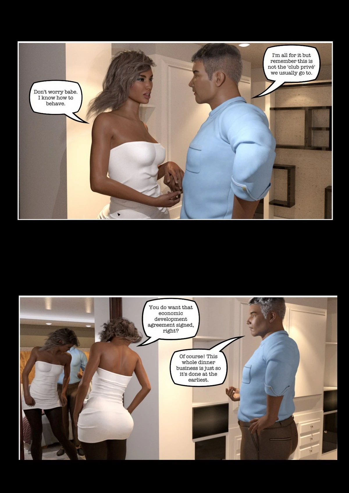 The diplomat's wife porn comic picture 2