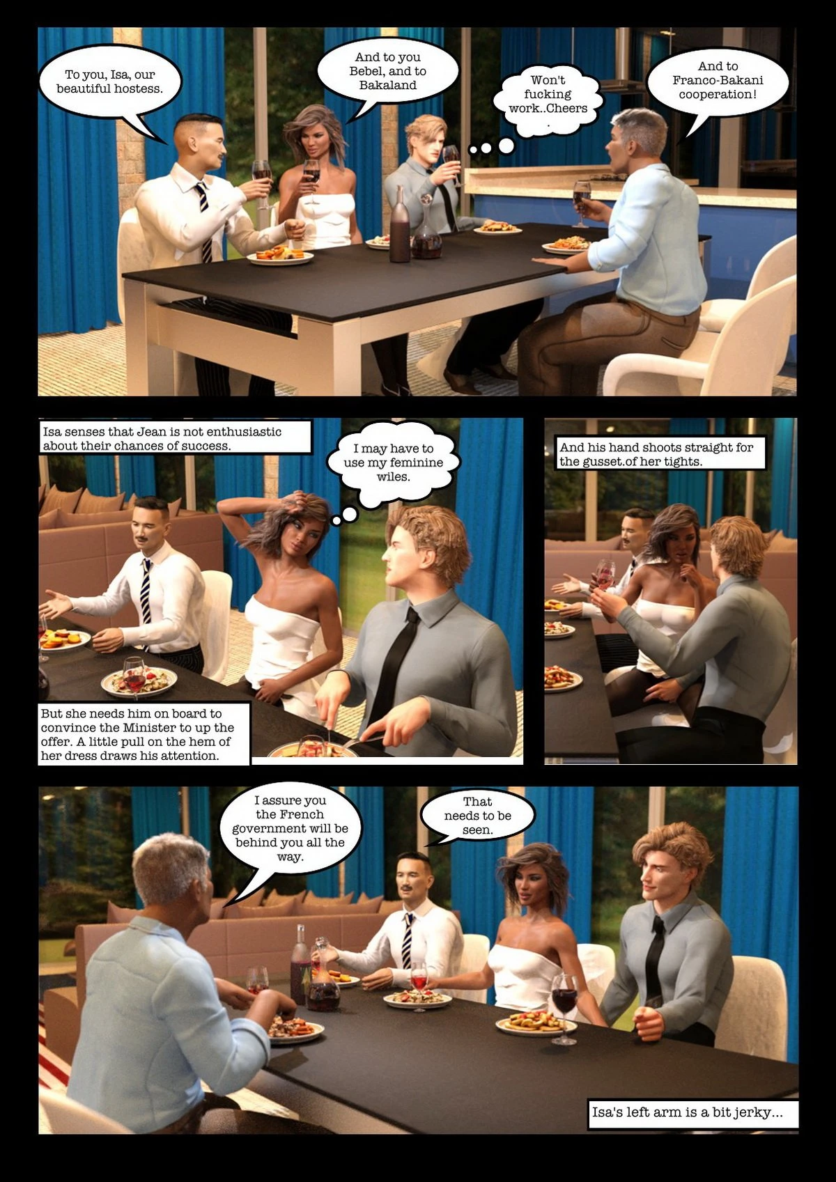 The diplomat's wife porn comic picture 24