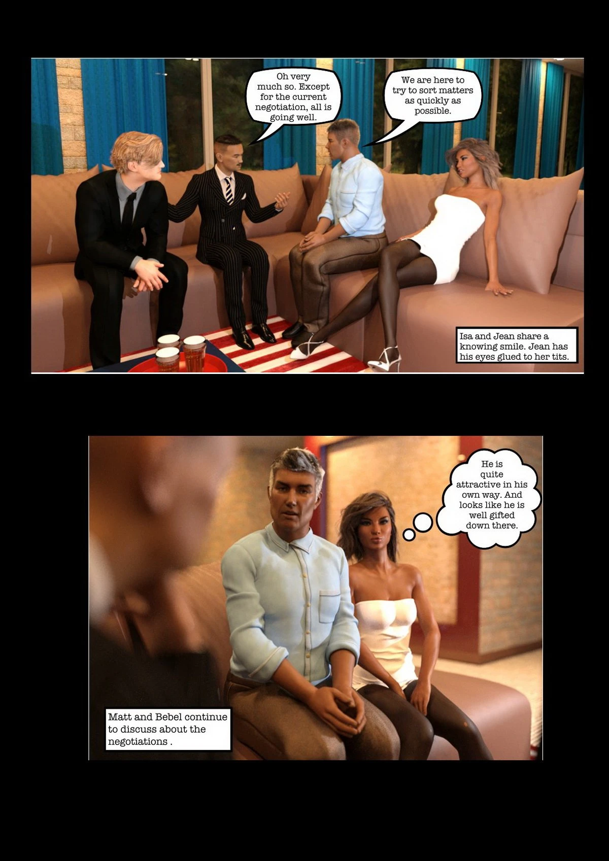 The diplomat's wife porn comic picture 9