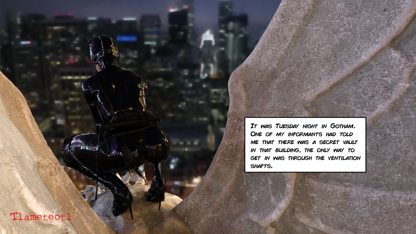 The Disastrcus Misadventures Of Catwoman porn comic picture 2