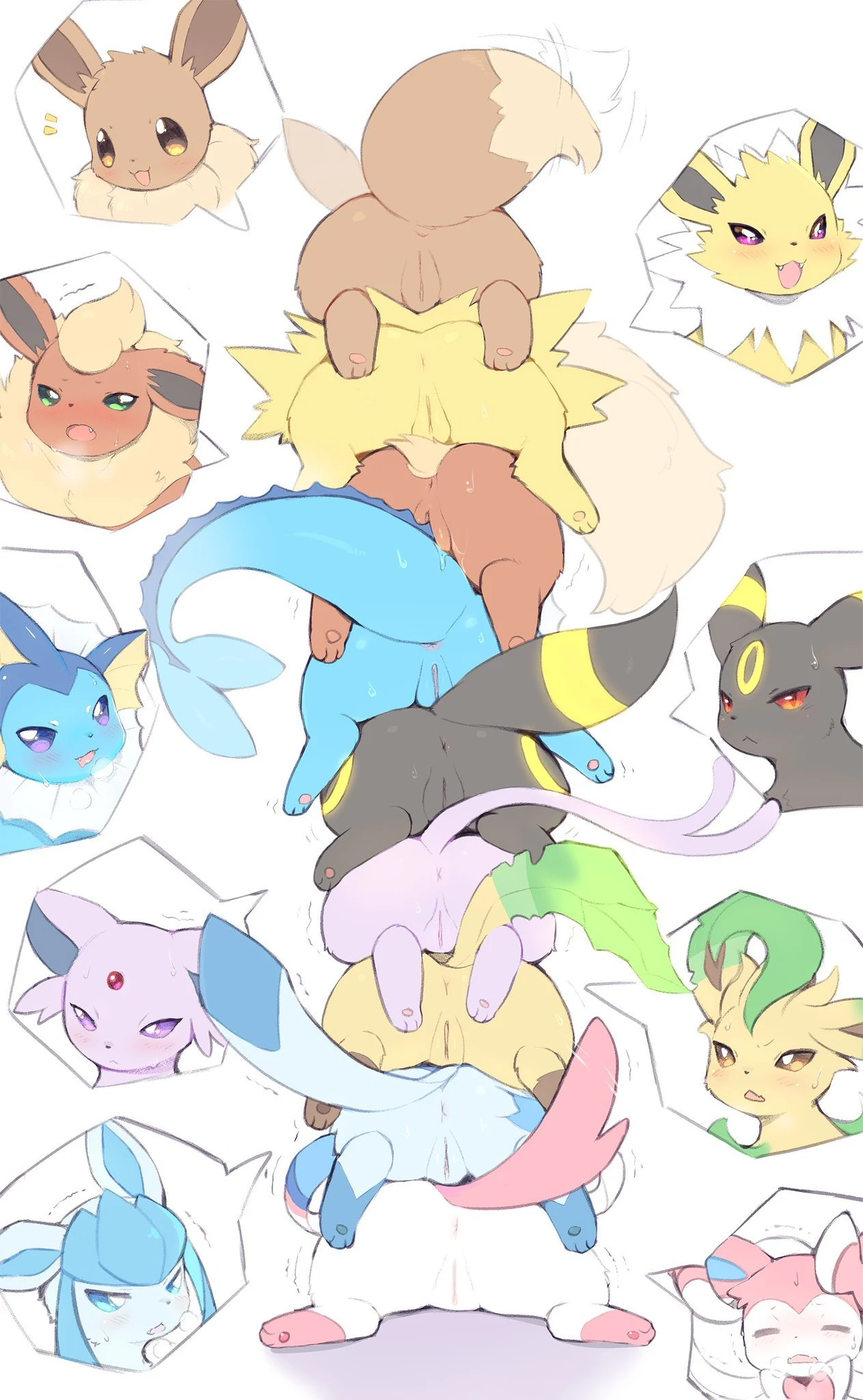 The Eeveelution Compilation porn comic picture 281