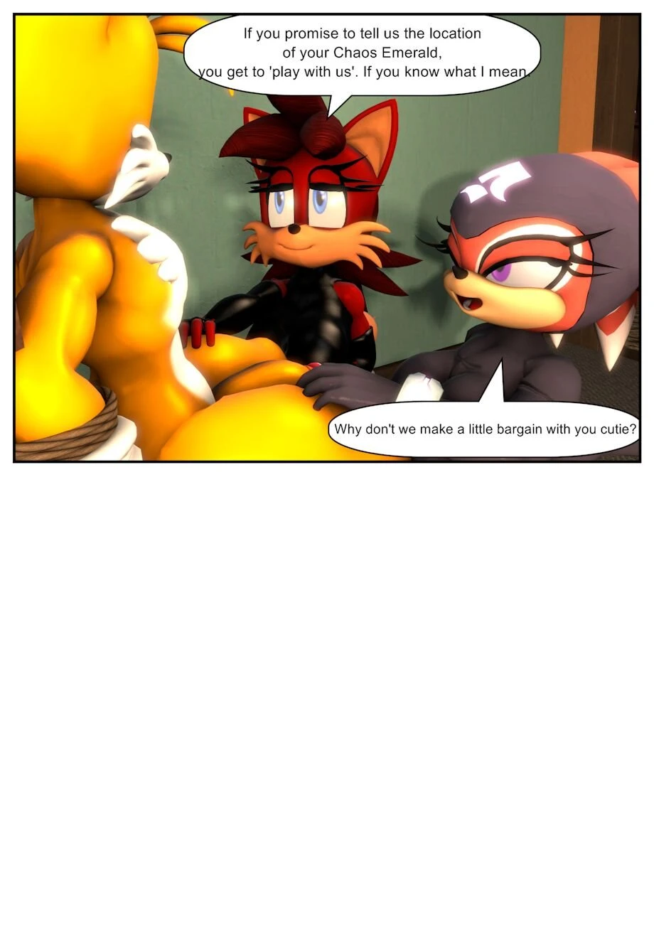 The Emerald Interrogation porn comic picture 3