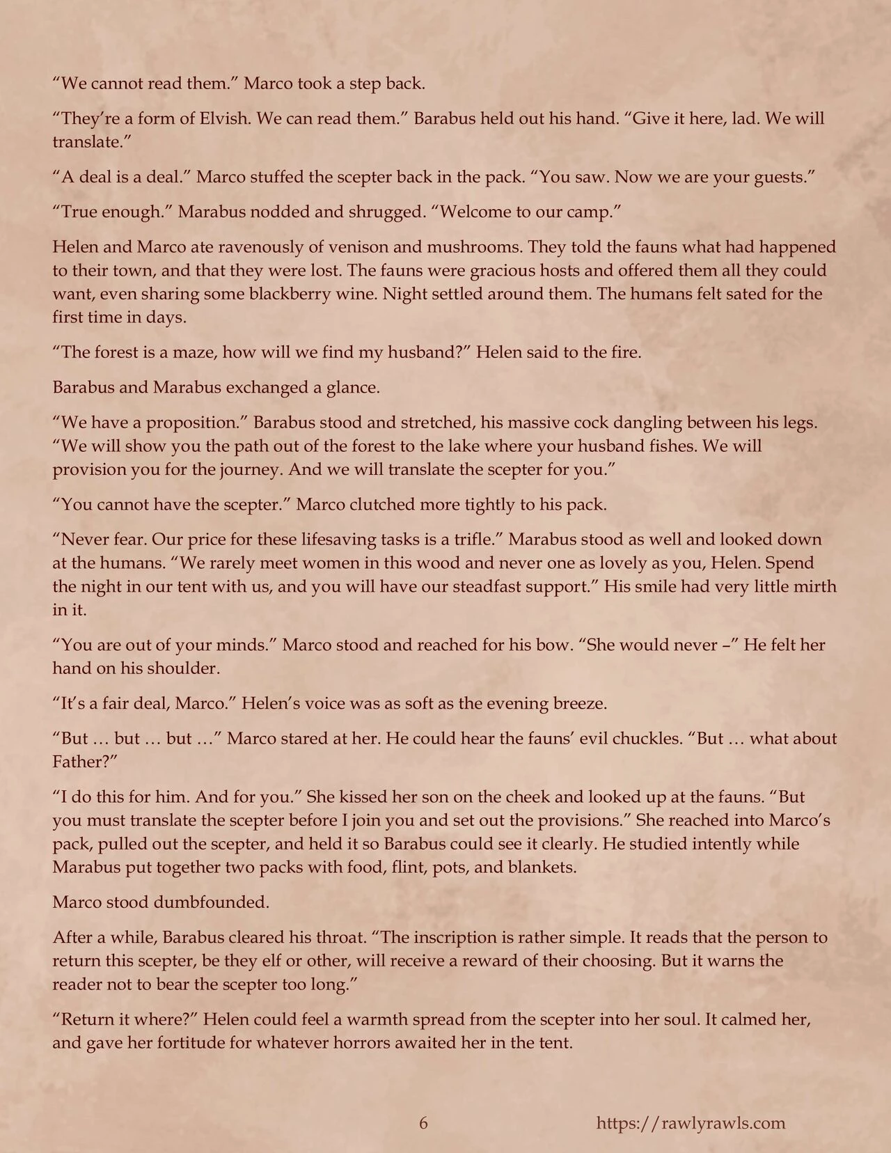 The Enchanted Scepter: Rawly Rawls Fiction porn comic picture 6