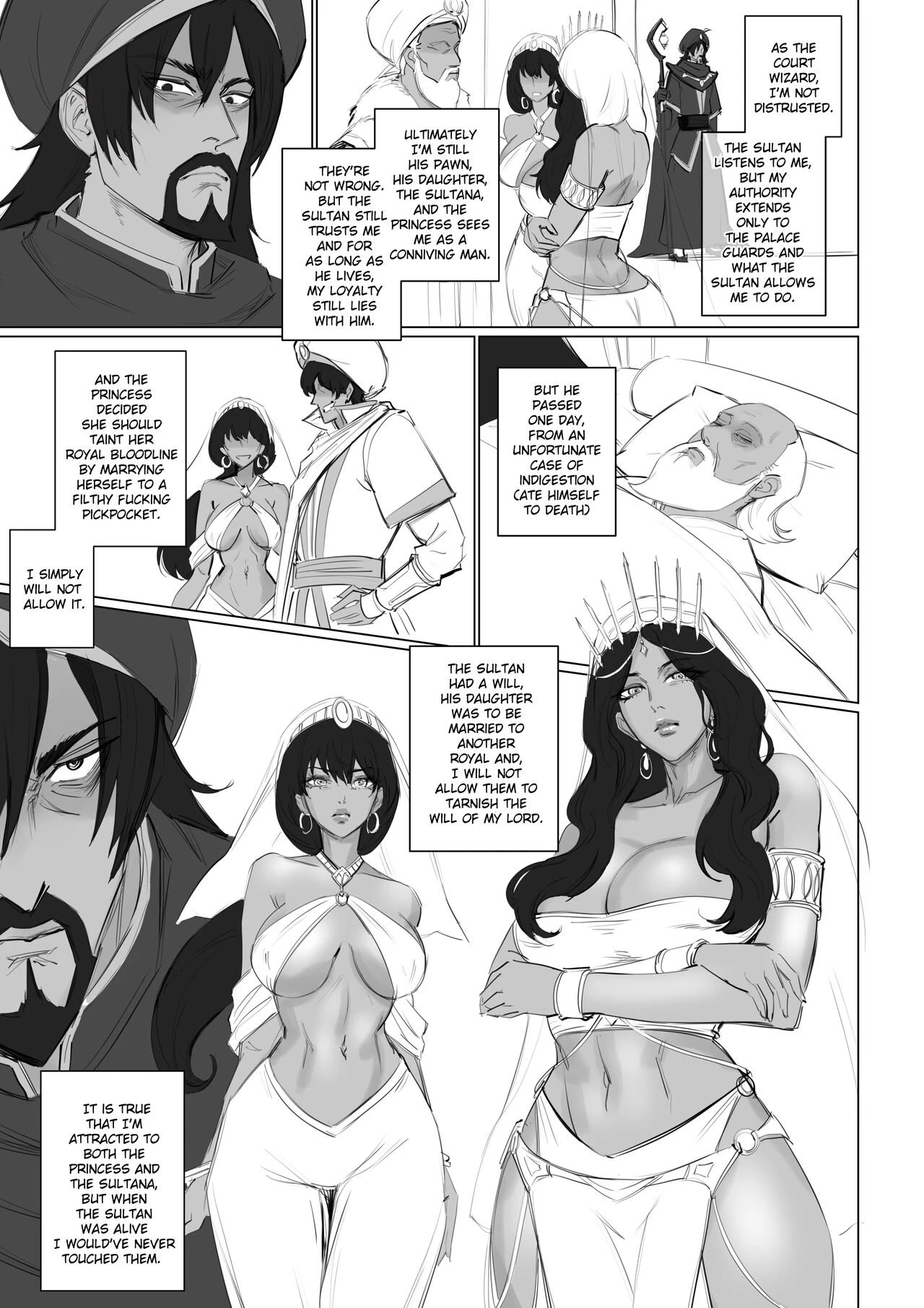 The Evil Wizard porn comic picture 2