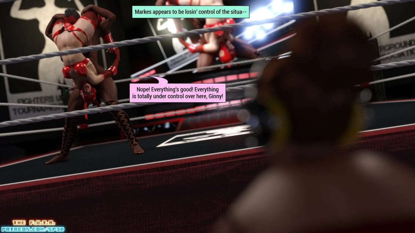 The F.U.T.A. - Season 01, Match 03 - Bunny Markes vs Queen Cobra porn comic picture 12