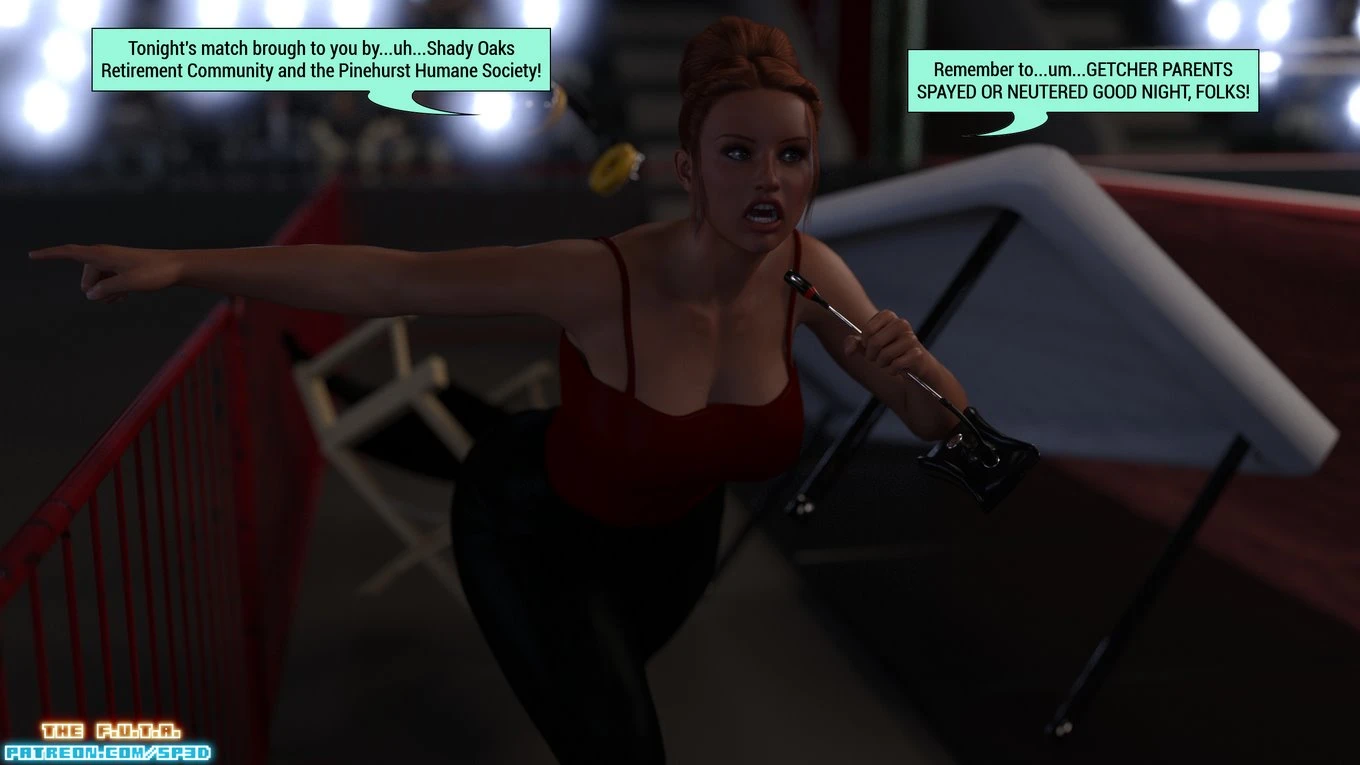 The F.U.T.A. - Season 01, Match 03 - Bunny Markes vs Queen Cobra porn comic picture 36